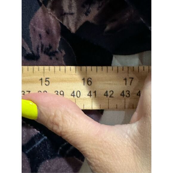 NWOT Sam Edelman Burnout Flutter Sleeves Velvet Floral Flare Sheath Hem Dress 4 - Picture 8 of 16